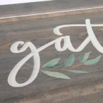 P Graham Dunn Gather Together Wood Wall Decor - Rustic Grey Inspirational Carved Wall Art thumbnail 3