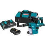 Makita 18V X2 LXT 36V Brushless SDS-Plus Rotary Hammer Kit with HEPA Dust Extractor & 5.0 Ah Batteries thumbnail 1