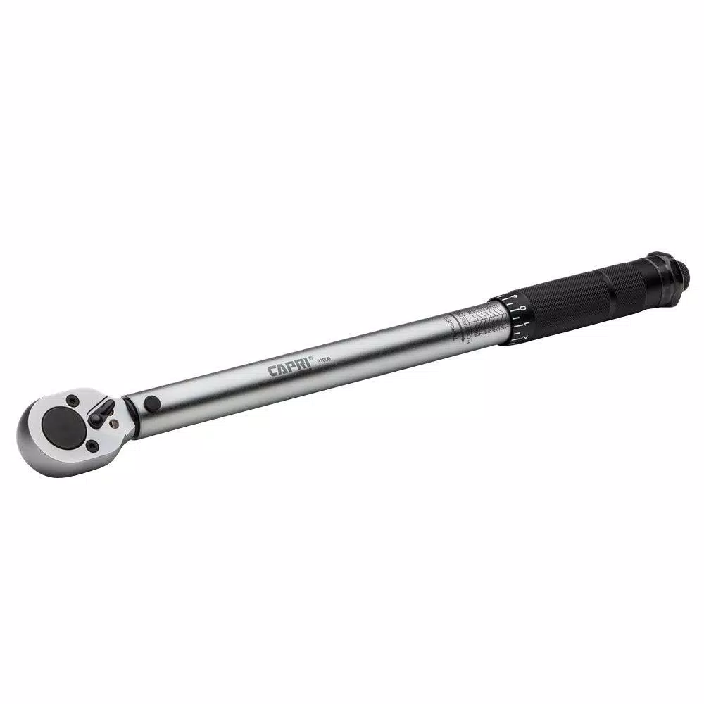 Capri Tools 3/8 in. Drive Torque Wrench, 15-80 ft. lbs.