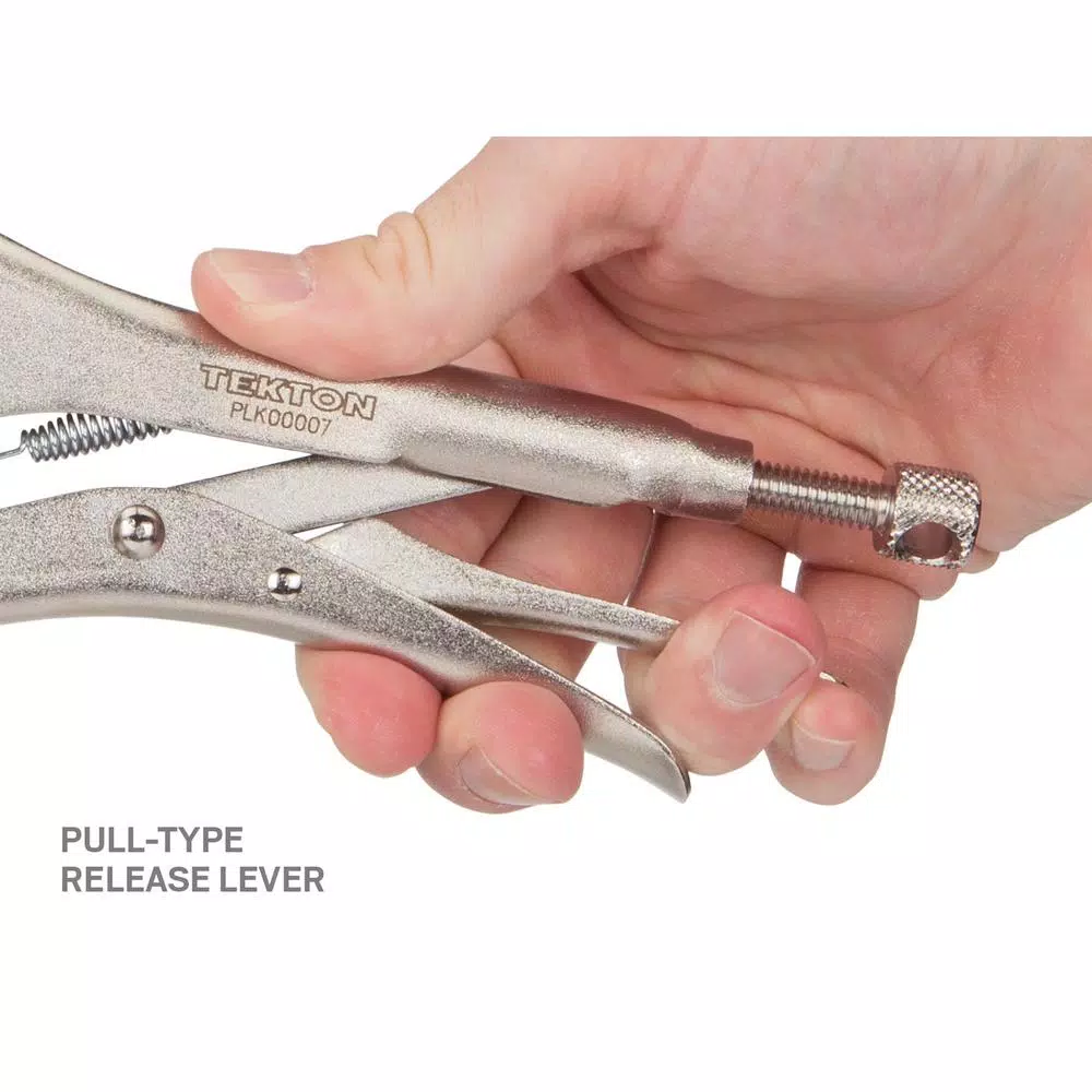 TEKTON 7 in. Straight Jaw Locking Pliers, 4-Pack