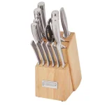 Cuisinart Professional 15-Piece Knife Set with German Steel Blades and Wooden Block thumbnail 2