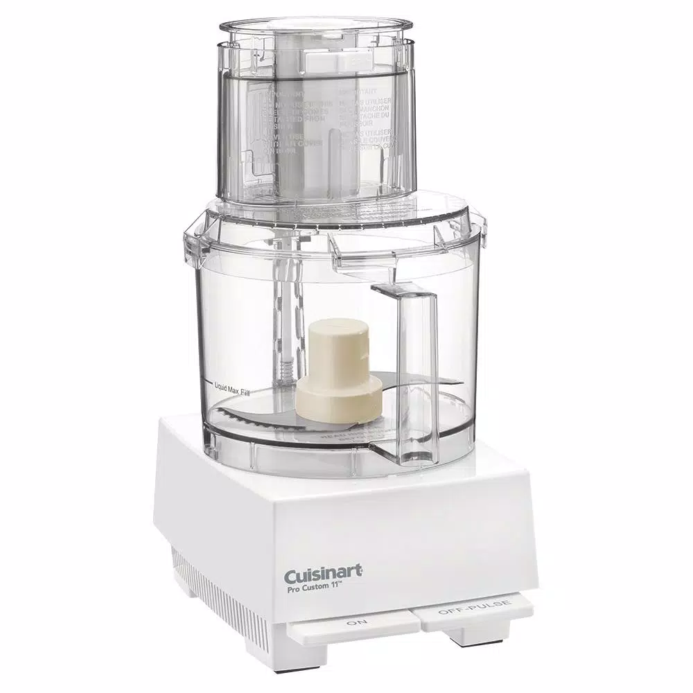 Cuisinart PRO Custom 11-Cup 2-Speed Food Processor with Pulse Control, White