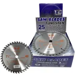 GRIP TIGHT TOOLS Grip Tight Classic 7-1/4 in. 40-Tooth Tungsten Carbide Tipped Circular Saw Blades, Multi-Purpose (25-Pack) thumbnail 3