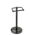 Delta Porter Telescoping Pivoting Freestanding Toilet Paper Holder, Oil Rubbed Bronze thumbnail 9