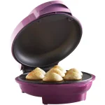 Brentwood Appliances TS-252 Mini Cupcake Maker, 7-Slot Nonstick Specialty Maker, Pink thumbnail 1