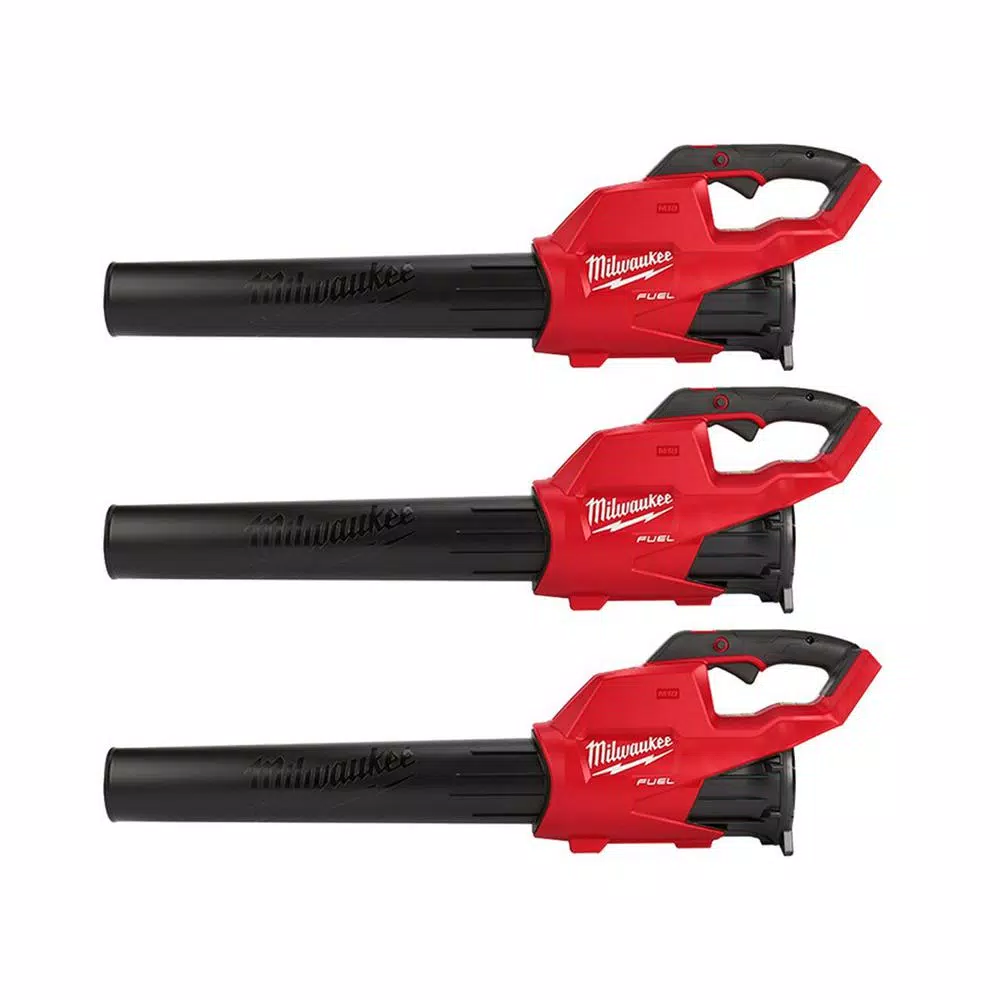 Milwaukee M18 FUEL 18V Brushless Cordless Handheld Blower, 450 CFM, 120 MPH (3-Pack, Tool-Only)