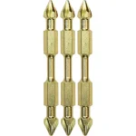 Makita Impact GOLD #1 Phillips Double-Ended Power Bit, 2-1/2 in. (3-Piece Set) thumbnail 1