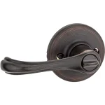 Kwikset Dorian Venetian Bronze Exterior Entry Door Lever with SmartKey Security thumbnail 2