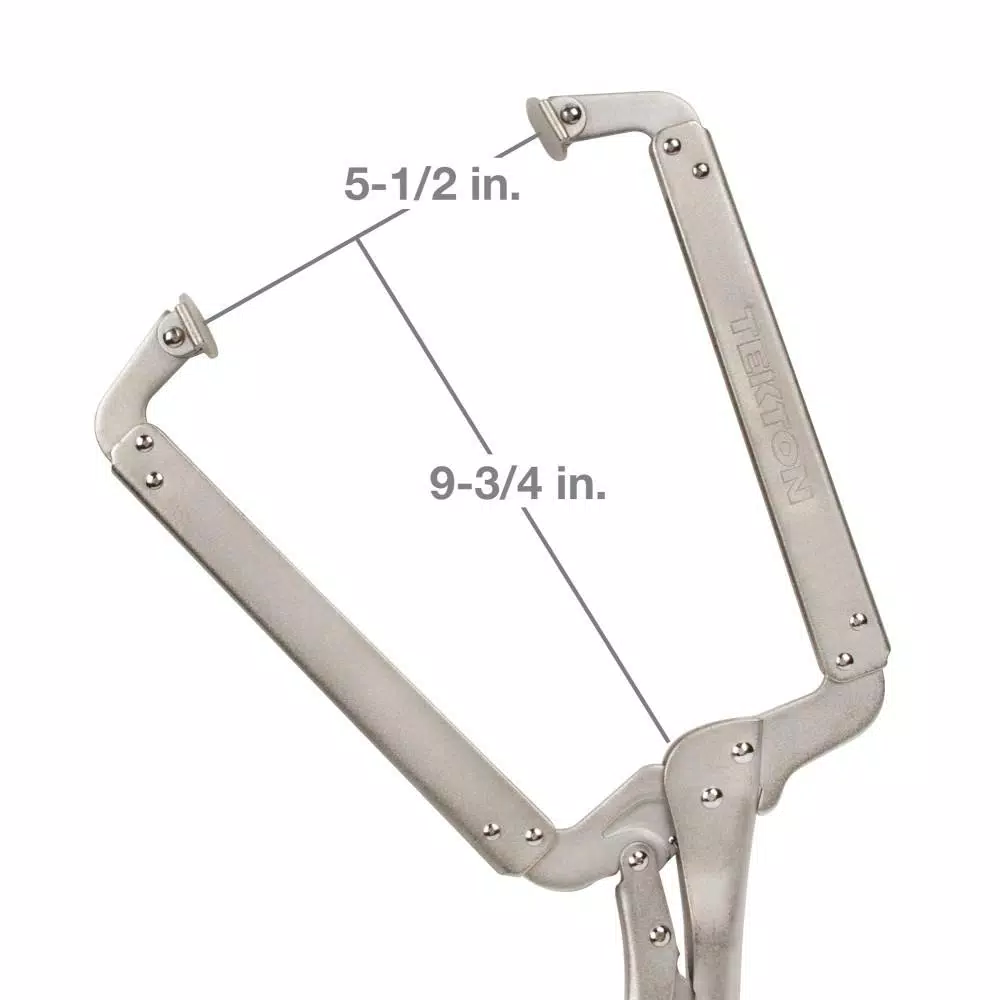 TEKTON 18 in. Swivel Pad Locking C-Clamp