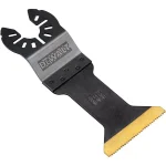 DEWALT DWA4204 Titanium Oscillating Blade for Cutting Wood with Nails, 1-3/4 in. Wide thumbnail 2
