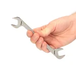 TEKTON 12 mm Angle Head Double Open End Wrench, 60° Offset thumbnail 6