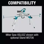 Makita 18V X2 LXT Brushless 7-1/2 in. Dual Slide Compound Miter Saw (Tool-Only) thumbnail 14