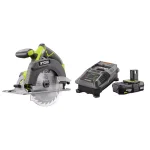 RYOBI 18V ONE+ 6-1/2 in. Cordless Circular Saw Kit with 2.0 Ah Battery and IntelliPort Charger thumbnail 1