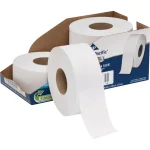 Scotts JRT 1-Ply White Jumbo Roll Commercial Toilet Paper, 12 Rolls Per Carton thumbnail 1
