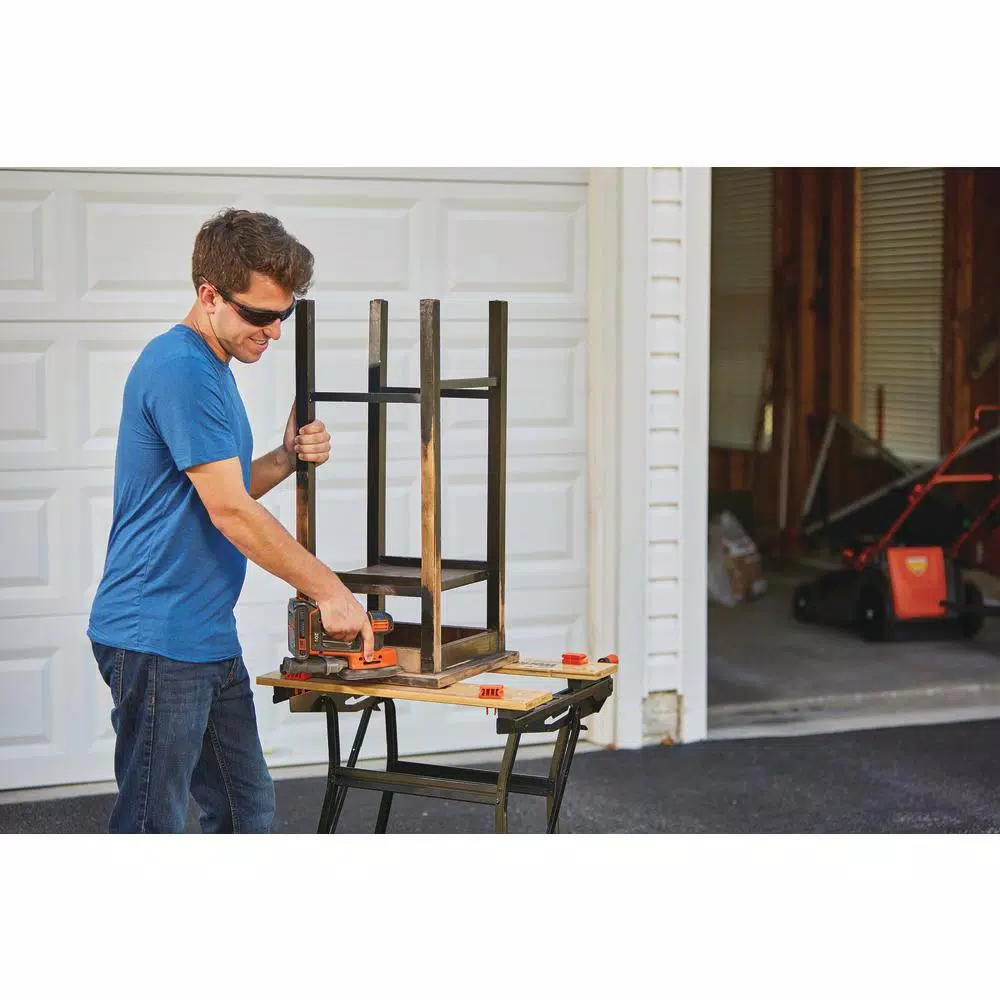 BLACK+DECKER 20V MAX Lithium-Ion Cordless Mouse Sander with 1.5 Ah Battery and Charger