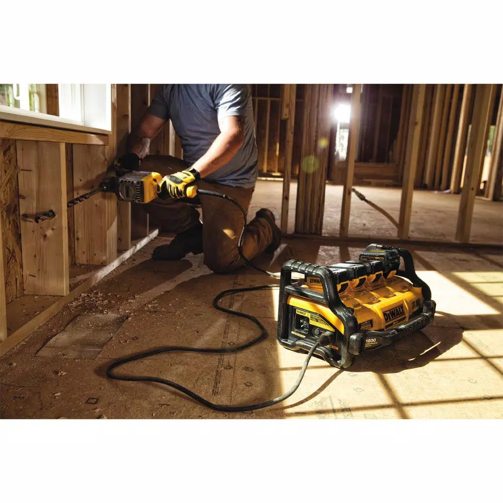 DEWALT DCB1800B 1800W Portable Power Station and 4-Port Battery Charger