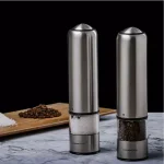 Ovente Electric Salt and Pepper Grinder Set, Stainless Steel with Ceramic Blades, Battery Operated thumbnail 10