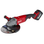 Milwaukee M18 FUEL 7/9 in. Brushless Cordless Large Angle Grinder Kit with 12.0 Ah Battery & Rapid Charger thumbnail 7