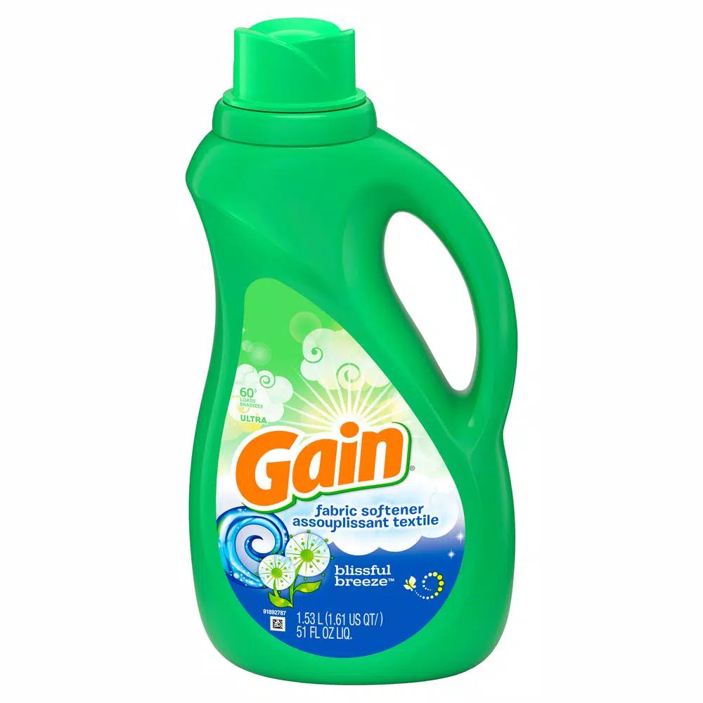 Gain Blissful Breeze Liquid Fabric Softener, 51 oz (60 Loads)