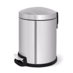 Innovaze Stainless Steel Round Step-on Trash Can Set, 8 Gal/30L and 1.3 Gal/5L, Fingerprint Resistant thumbnail 3