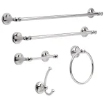 Delta Silverton 5-Piece Polished Chrome Bath Hardware Set thumbnail 1