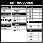 Milwaukee SHOCKWAVE 66-Piece Impact Duty Driver, Cobalt Drill, and Step Bit Set thumbnail 2
