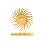 Dedeco Sunburst 7/8 in. Dual Radial Discs, 1/16 in. Extra-Fine 6 Mic Arbor Rotary Cleaning and Polishing Tool (12-Pack) thumbnail 1