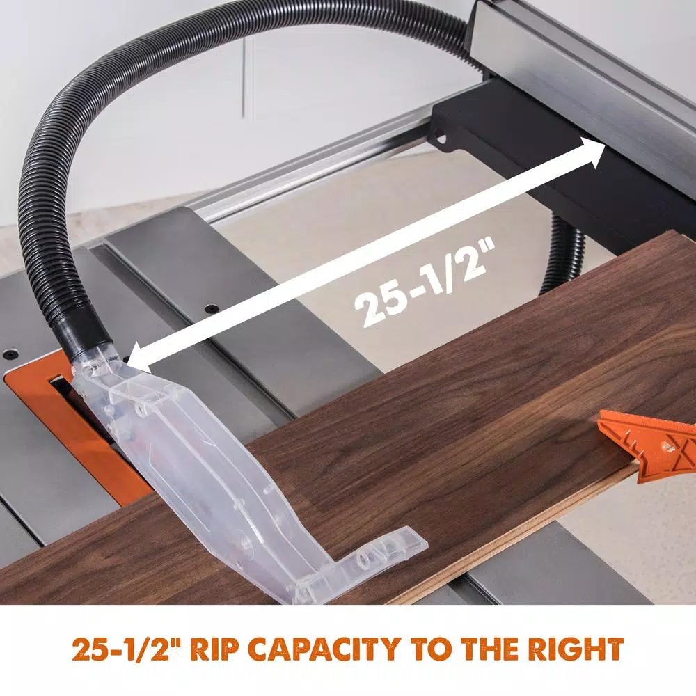 Evolution Power Tools RAGE5-S 15 Amp 10 in. Multi-Material Table Saw with Folding Stand