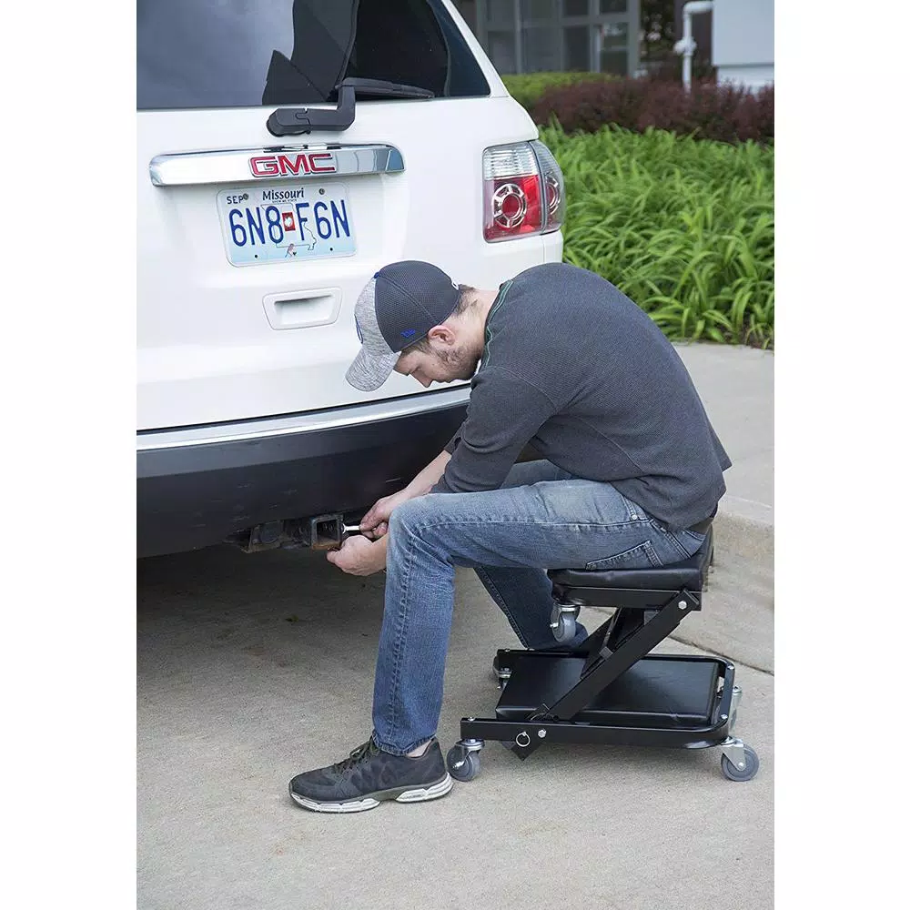Pro-Lift Pro Lift C-9100 2-in-1 Mechanic Creeper and Z-Shape Seat, 450 lb. Capacity