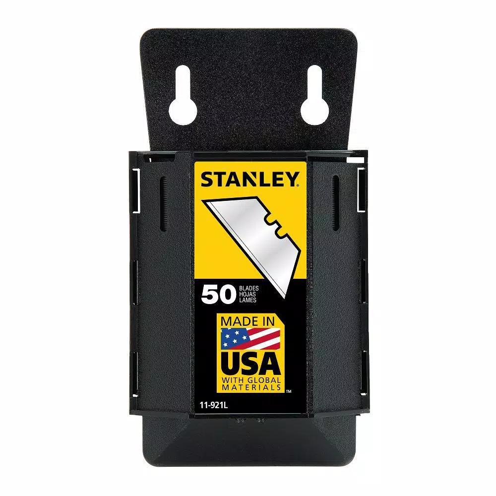 Stanley 1992 Heavy Duty Utility Blades with Dispenser, 50-Pack