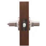 Copper Creek Zane Contemporary Satin Stainless Steel Privacy Lever, Interior Residential Door Handle thumbnail 3