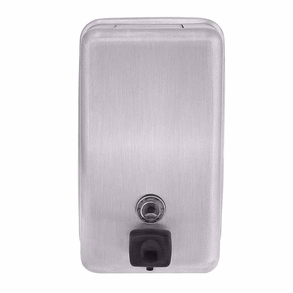 Alpine Industries Alpine 1200ml Stainless Steel Manual Liquid Soap Dispenser - Surface Mount