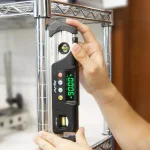 Digi-Pas DWL280PRO 9 in. IP67 Waterproof Digital Torpedo Level with LED Display and Magnetic V-Groove Base thumbnail 6