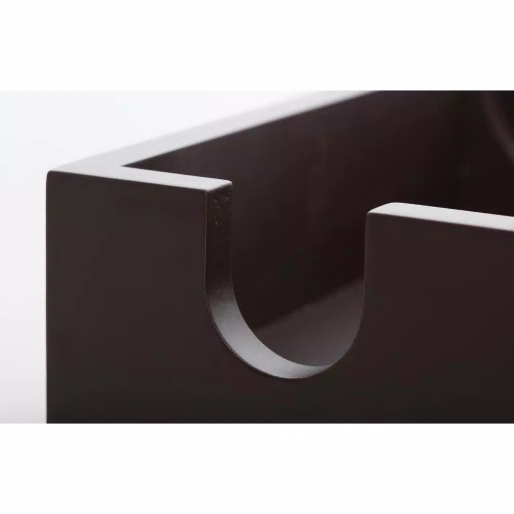 Kiera Grace Kieragrace Ellington Espresso Wall Mounted Wine Rack & Glass Holder