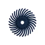 Dedeco Sunburst Radial Discs 1 in. Ultra-Fine 1/8 in. Arbor Rotary Polishing Tool, 12-Pack thumbnail 1