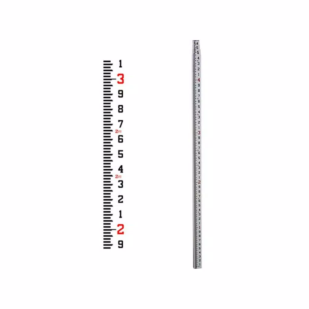 Adir Pro 16 ft. Fiberglass Rectangular Grade Rod, Non-Conductive Telescoping Leveling Rod