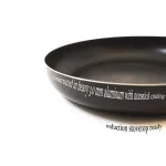 ExcelSteel Professional 12 in. Aluminum Nonstick Frying Pan with Induction Base, Black thumbnail 5