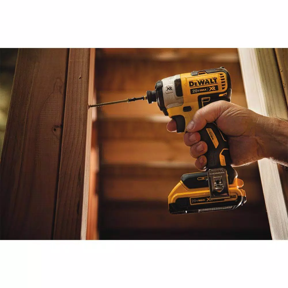 DEWALT 20V MAX XR Brushless 3-Speed 1/4 in. Impact Driver Kit with (3) 5.0 Ah Batteries & Charger
