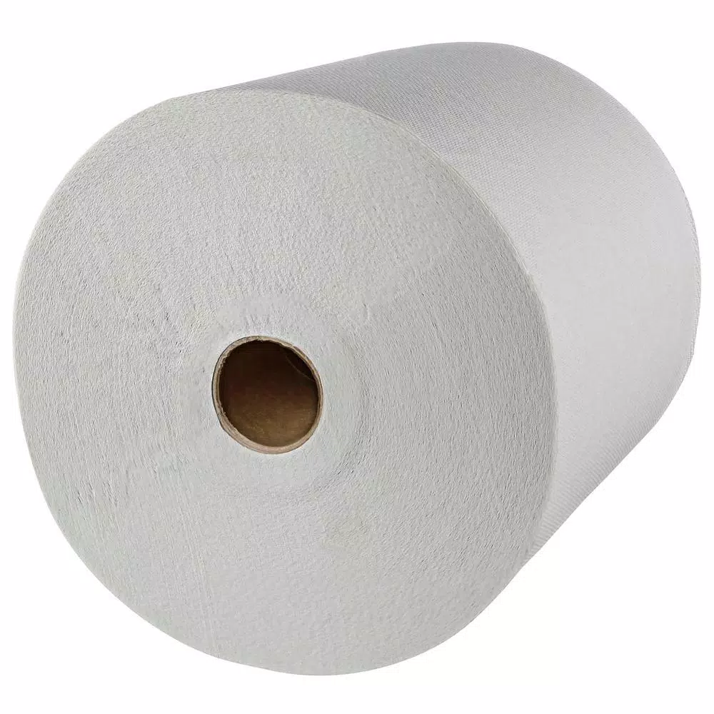 Kleenex Essential Hard Roll Paper Towels, 8 in. x 425 ft., White (12 Rolls per Carton)