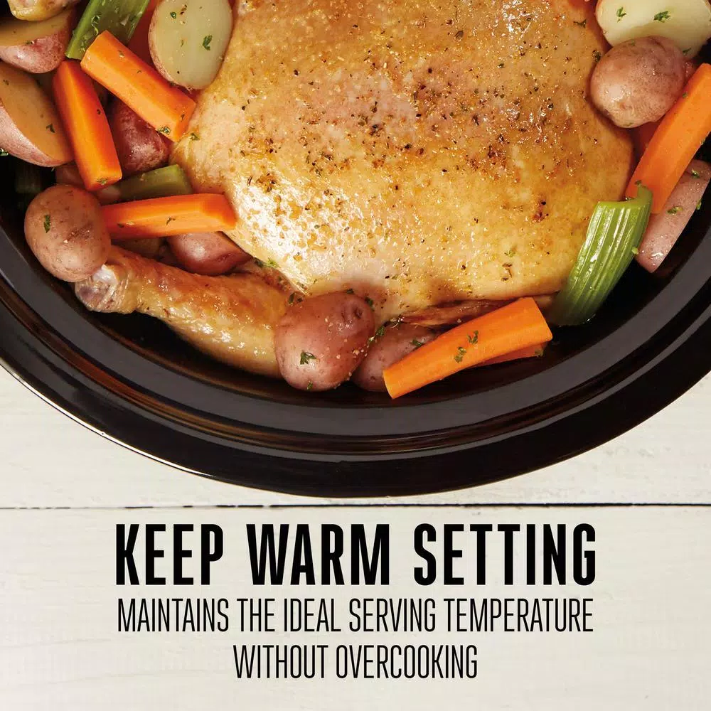 Weston Realtree Edge 5 Qt. Camouflage Slow Cooker with Lid Latch Strap