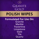 Granite Gold Polish Wipes for Natural Stone and Quartz Surfaces thumbnail 2