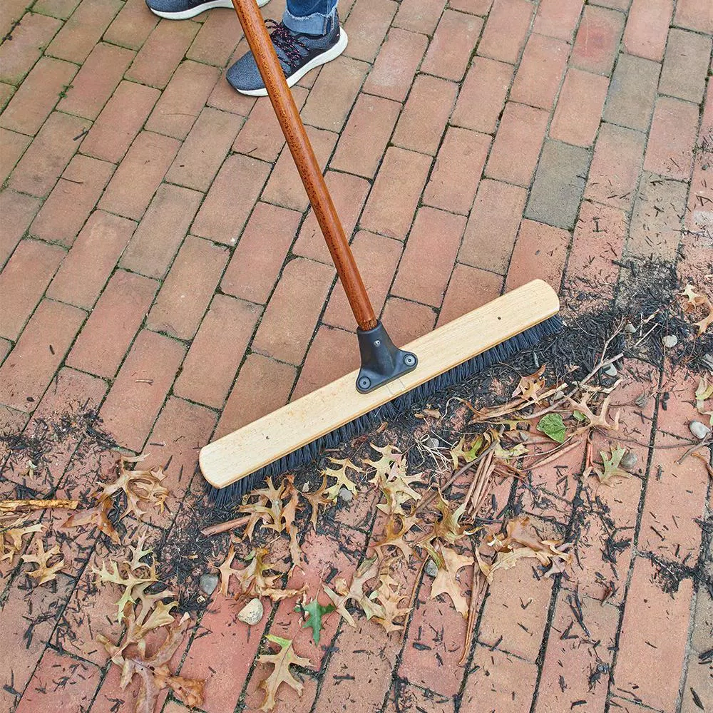 Harper 24 in. Wet/Dry Push Broom with 60 in. Hardwood Handle