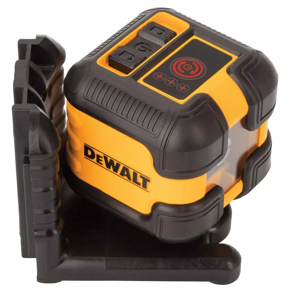 DEWALT Red Self-Leveling Cross Line Laser Level with Case and (2) AA Batteries
