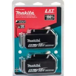 Makita 18V LXT Lithium-Ion 5.0 Ah High Capacity Battery Pack (2-Pack) thumbnail 13