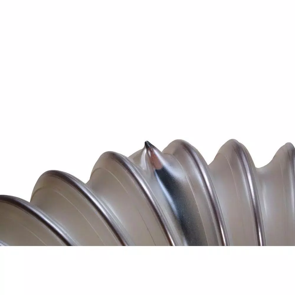 POWERTEC 4 in. x 10 ft. Puncture Resistant Flexible PU Dust Collection Hose