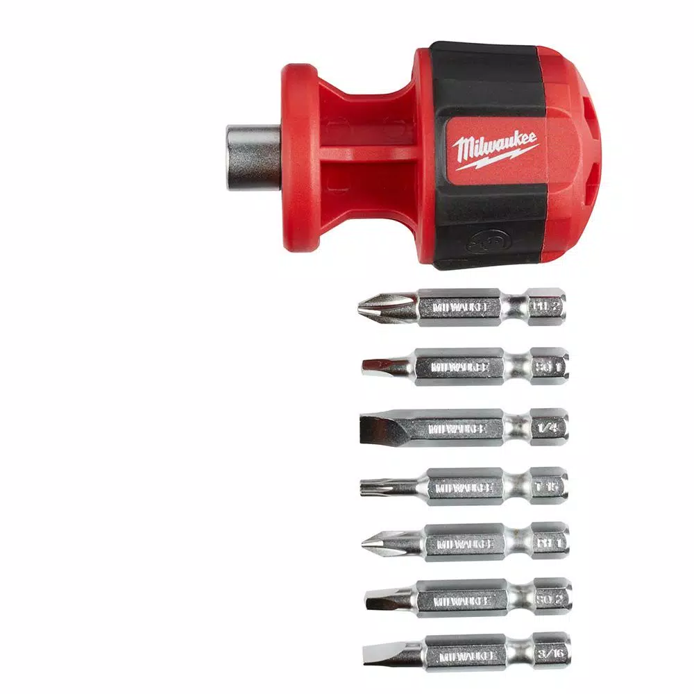 Milwaukee 2-Piece Multi-Bit Screwdriver Set: 9-in-1 Ratcheting & 8-in-1 Compact Drivers