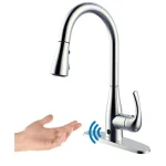 Flow Series Motion Activated Single-Handle Pull-Down Kitchen Faucet, Chrome (3-Pack) thumbnail 2