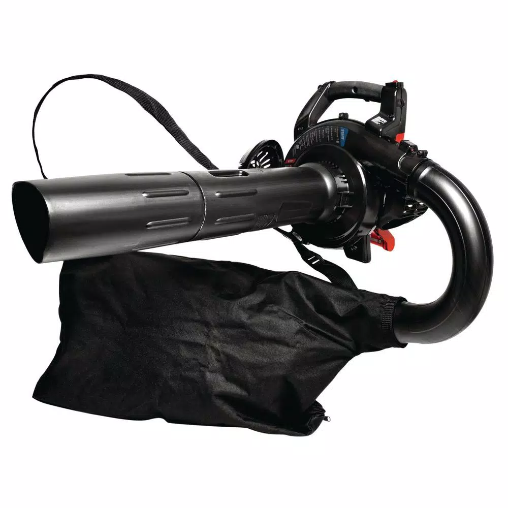 Troy-Bilt TB27VH 27cc 2-Cycle Gas Leaf Blower and Vacuum with 450 CFM and 205 MPH