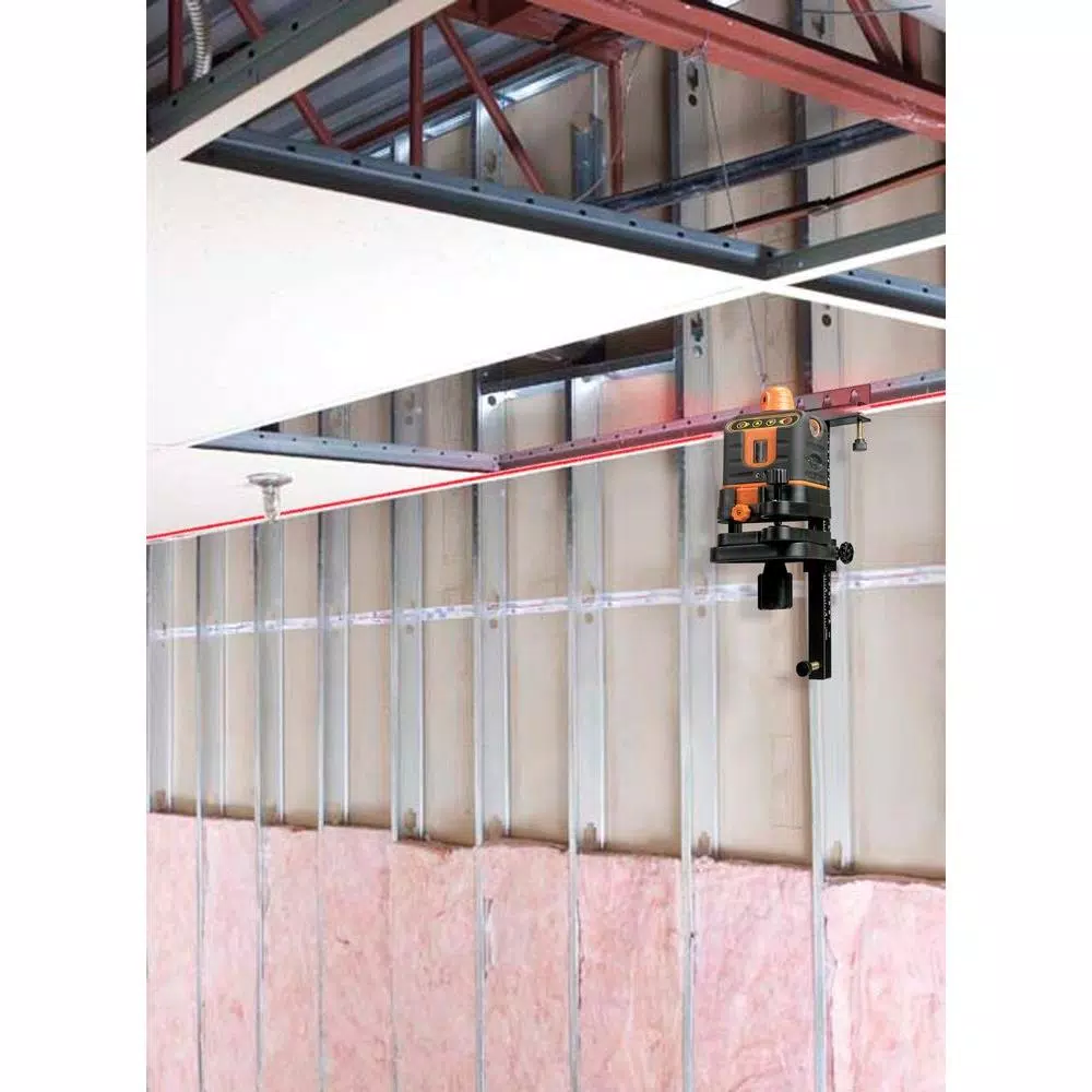 Johnson Manual-Leveling Rotary Laser Level System with 800 ft. Range and Split Beam