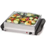 Betty Crocker 5 Qt. Stainless Steel Buffet Server and Warming Tray thumbnail 2